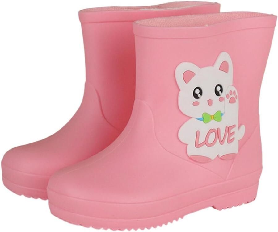 Laarzen voor kinderen cartoon schattig regenlaarzen kinderen baby rubberen laarzen antislip voor en rubberen laarzen waterdichte schoen