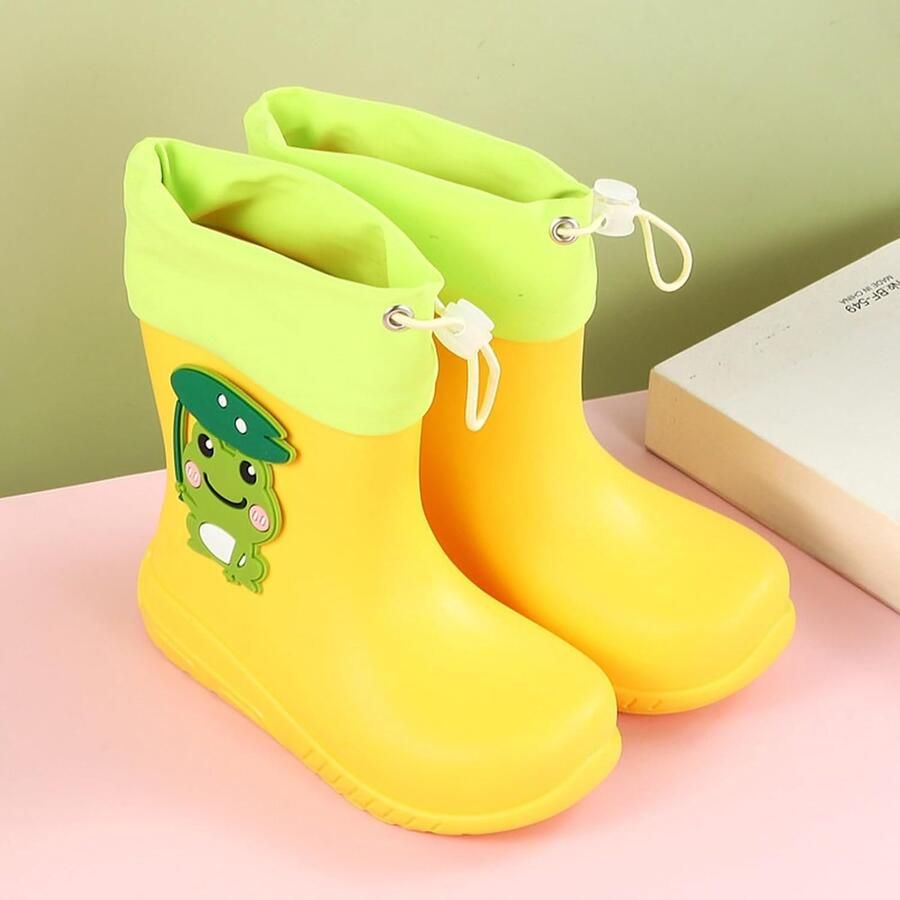 Laarzen voor kinderen cartoon schattig regenlaarzen kinderen baby waterdichte schoenen antislip rubberen laarzen en enkellaarzen