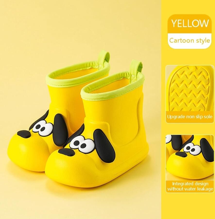 Laarzen voor kinderen cartoon schattig regenlaarzen kinderen baby's s antislip rubberen laarzen waterdichte schoenen rubberen