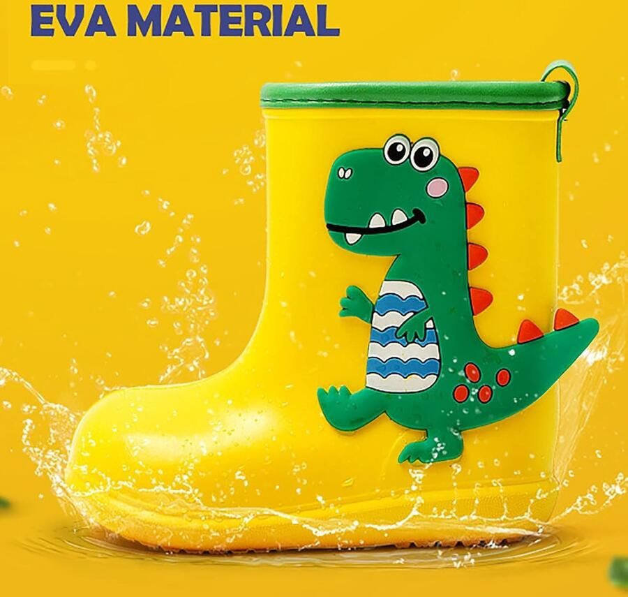 Laarzen voor kinderen cartoon schattig regenlaarzen kinderen baby's s antislip rubberen laarzen waterdichte schoen