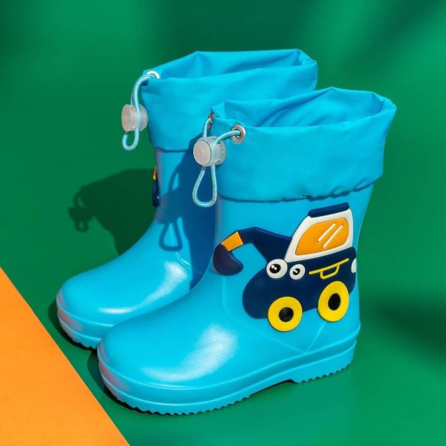 Laarzen voor kinderen cartoon schattig regenlaarzen kinderen baby's rubberen laarzen antislip waterdichte rubberen laarzen en enkellaarzen