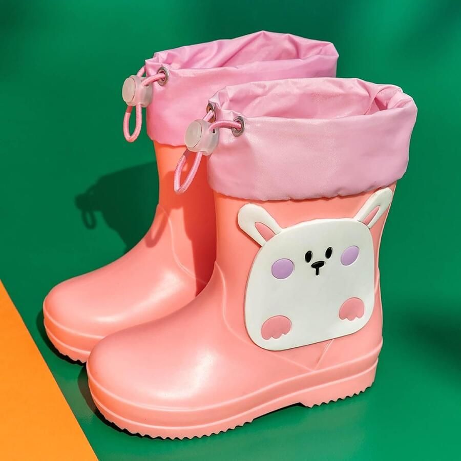 Laarzen voor kinderen cartoon schattig regenlaarzen kinderen baby's rubberen laarzen antislip waterdichte rubberen laarzen en enkellaarzen
