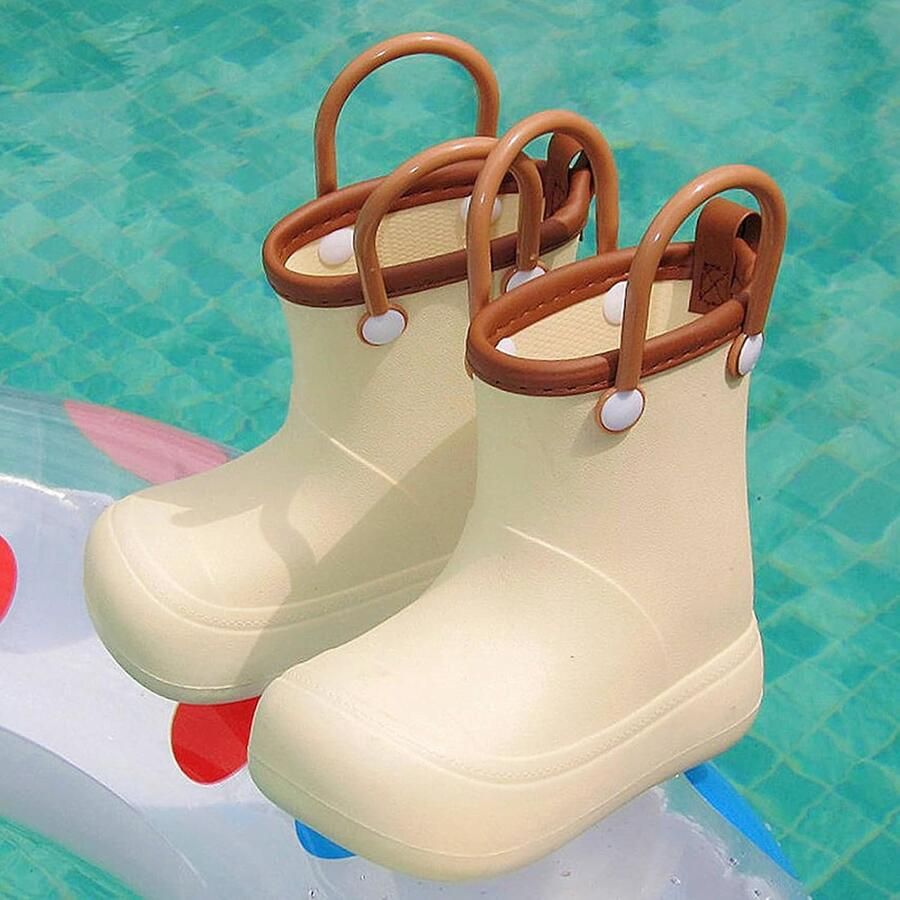 Laarzen voor kinderen effen regenlaarzen kinderen baby antislip rubberen laarzen winterlaarzen en enkellaarzen voor en waterdichte schoenen rubberen