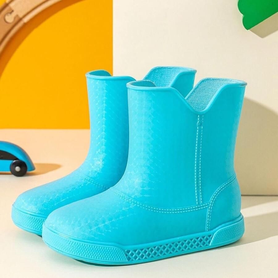 Laarzen voor kinderen effen regenlaarzen kinderen baby's antislip waterdicht winter laarzen en enkellaarzen voor en rubberen