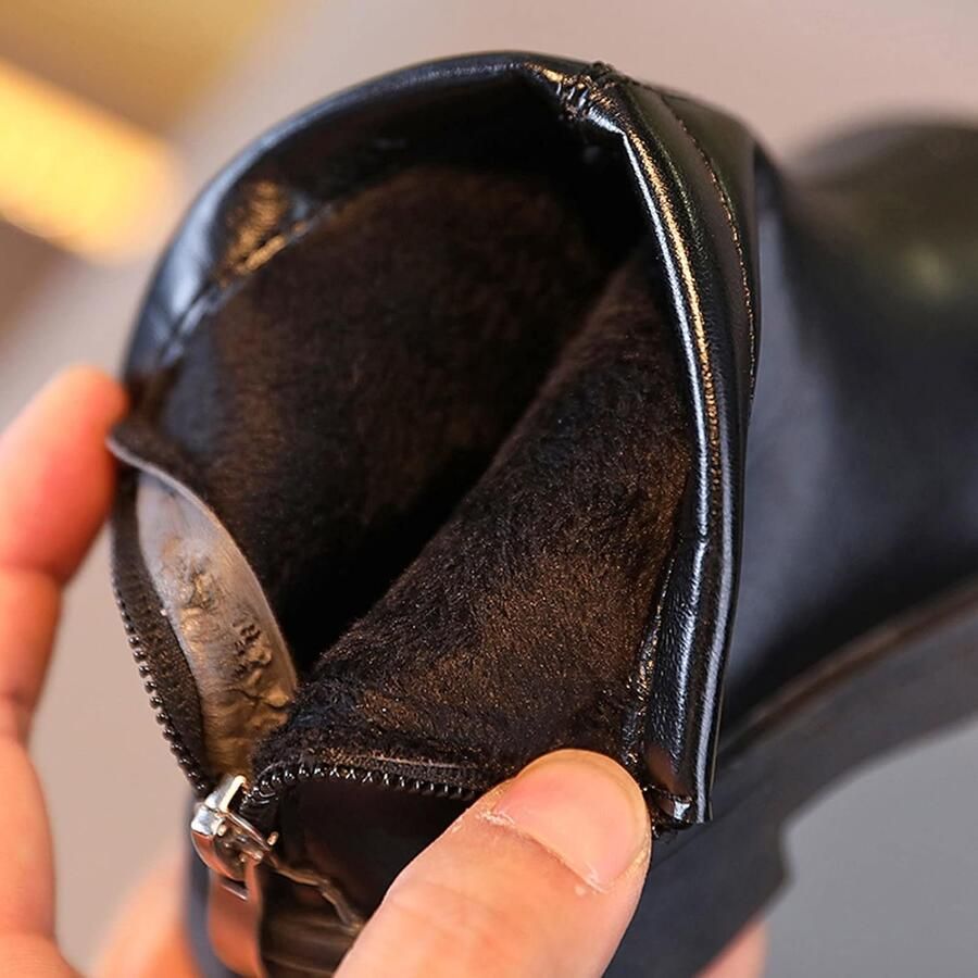 Laarzen warme laarzen modieus effen enkellaarzen voor en antislip en licht winterlaarzen Kerstmis winterschoenen eenvoudig design comfort voor dagelijks gebruik