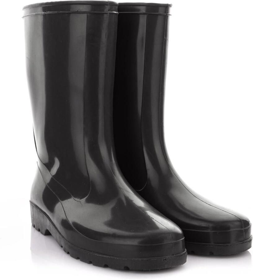 Laarzen Waterdichte Halflaars Regenlaarzen Tuin Schoenen Groen Zwart IGA 36-42