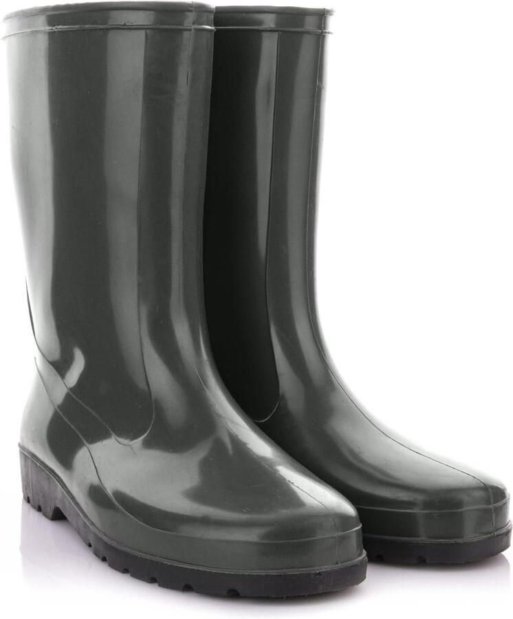 Laarzen Waterdichte Halflaars Regenlaarzen Tuin Schoenen Groen Zwart IGA 36-42