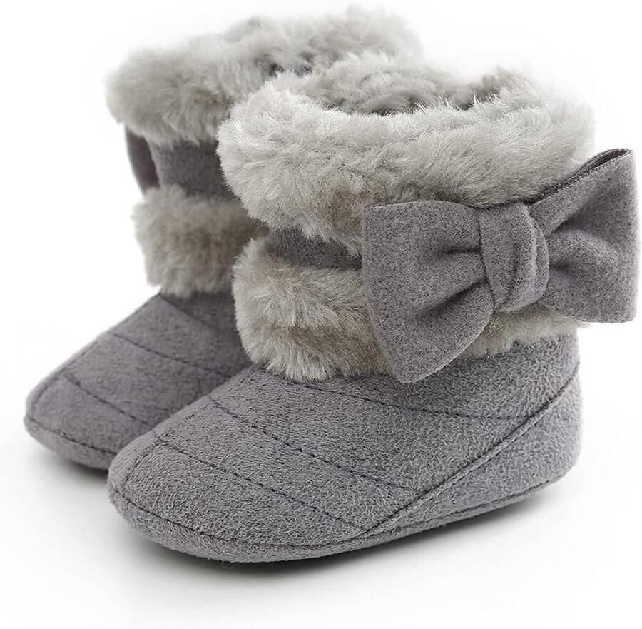 Laarzen winter verdikte katoenen voering warme laarzen voor kinderen verstelbare bandjes met zachte zool antislip babyschoenen