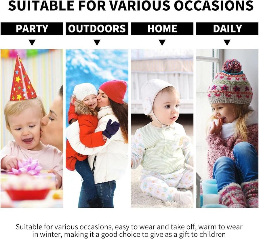 Laarzen winter verdikte katoenen voering warme laarzen voor kinderen verstelbare bandjes met zachte zool antislip babyschoenen