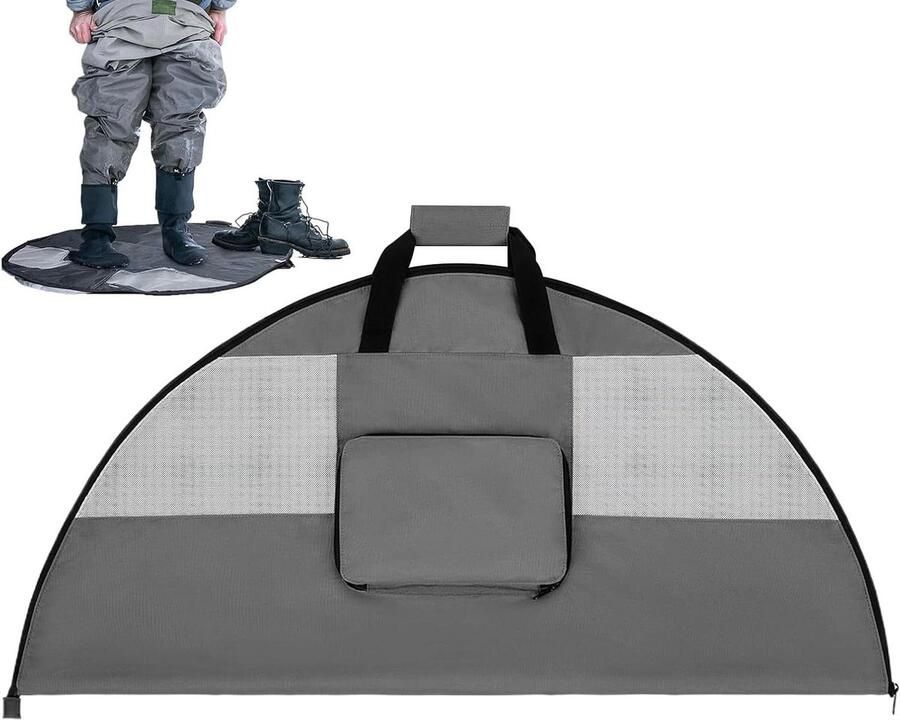 Laarzentas Outdoor Organizer Vissen en Wandelen Waterdicht en Ade d 101.6 x Groen