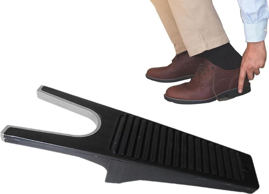 Laarzentrekker Schoenwip Schoenen Uittrekken Anti-slip Grip ABS Materiaal Zwart