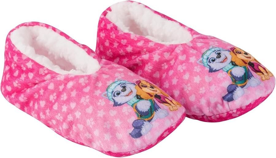 Labels Paw Patrol Peppa Pig Ballerina's voor en ABS-winterpantoffels gevoerd kinderpantoffels