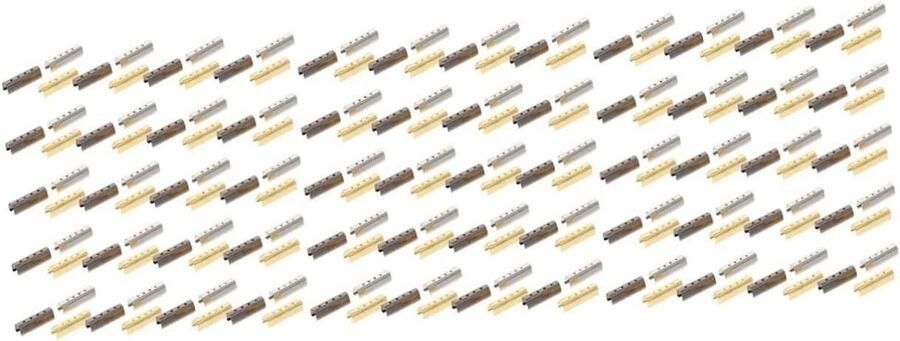 Lace Tips Schoen veter Veters Repareren Metalen Bevestiging 450 Stuks Goud