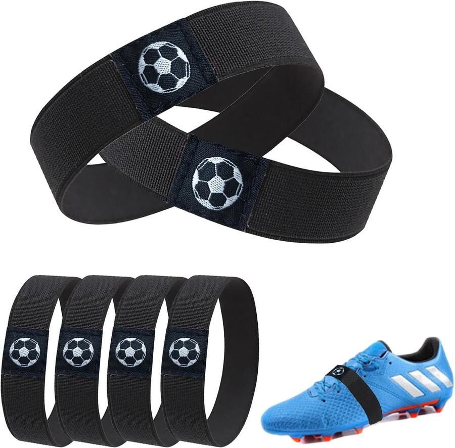 Laces fixing band pack van 6 voetbalschoenen voorkomt loslaten ideaal voor sport- en casual schoenen SnelShoppen
