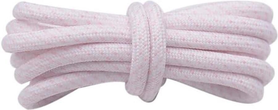 Laces Round Laces Braided Laces for Leisure Shoes Gym Shoes Replacement Accessories (White Pink)