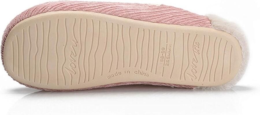 Ladies Memory Foam Slippers Ladies Indoor and Outdoor Cotton Slippers Ladies Slippers with Non-Slip Hard Bottom ShopVlot