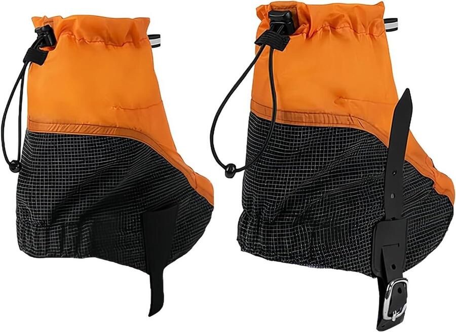 Lage Beenkap Schoenbeschermers Buitenactiviteiten Beschermen Waterdichte Siliconen Barrière 40x Oranje
