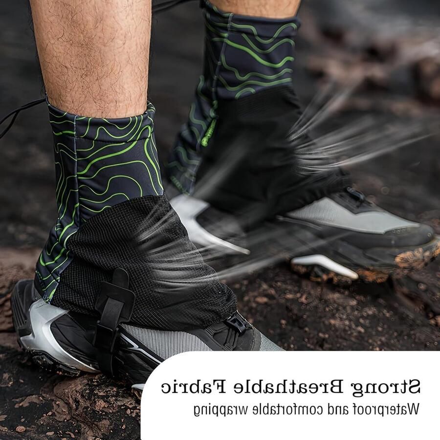 Lage Bescher de Gaiters voor Trailrunning Wandelen en Bergbeklim Lichtgewicht en Universeel voor