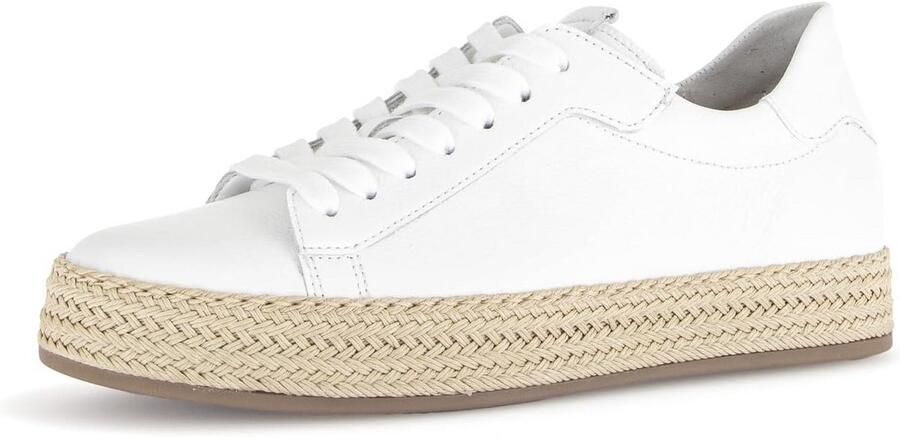 Dames lage sneakers met uitneembaar voetbed Comfortabele veterschoenen