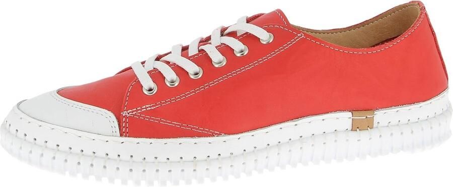 Lage Instappers Dames Sneakers Leer Comfortabel Wit Stijlvol