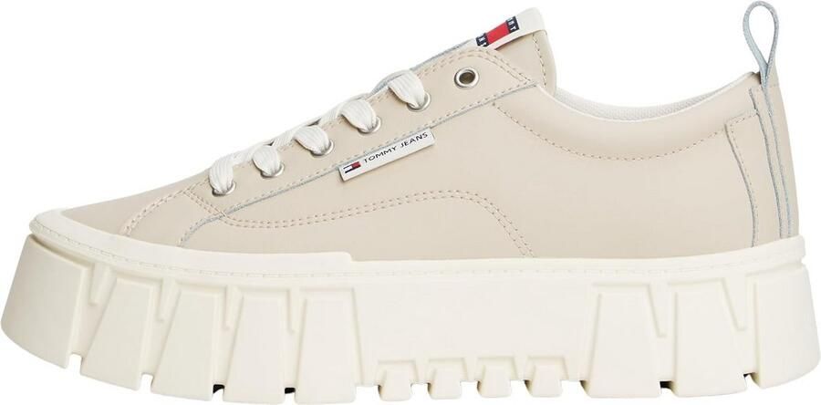 Lage Platform Dames Sneakers van Leer