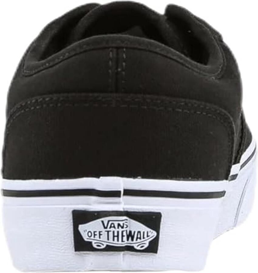 Lage Sneaker voor Heren in Zwart Wit Comfortabele Veterschoenen