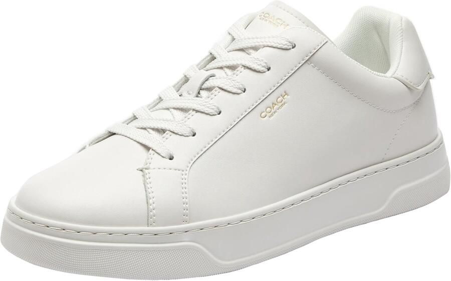 Lage Sneakers Herenschoenen Casual Gebruik Met Metallic Details Wit Zilver