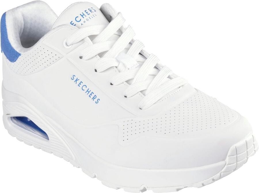 Lage Sneakers Sportieve Schoenen Dagelijks Gebruik Perforatie Detail Wit