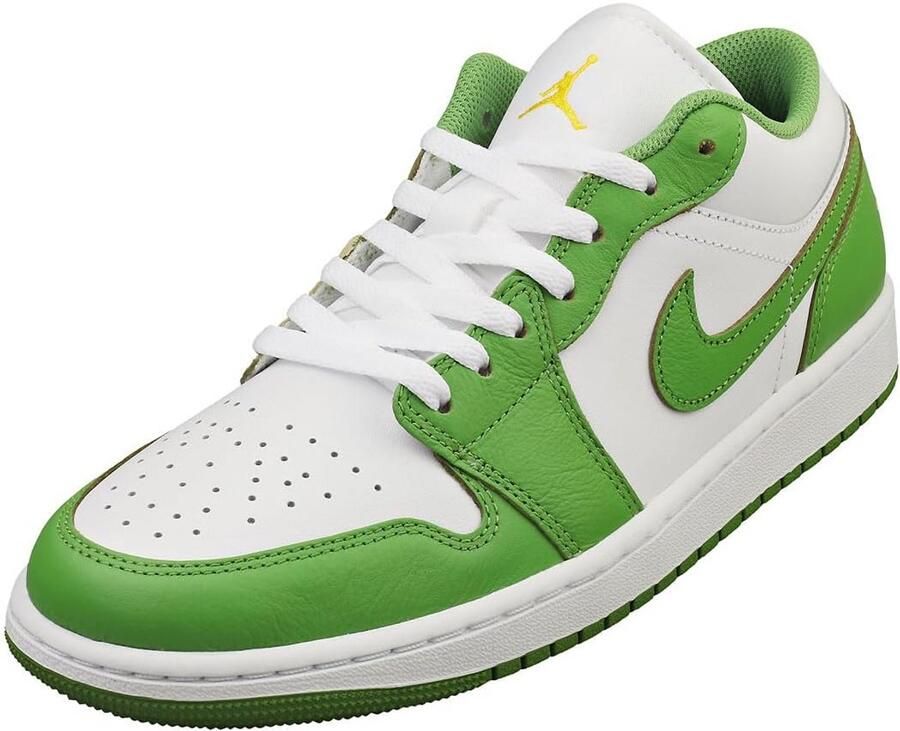 Lage Sneakers Sportschoenen Heren Vrije Tijd Iconisch Design 43 EU Wit Groen