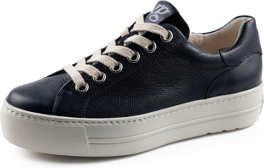 Lage sneakers voor dames van zacht leer met perfecte pasvorm