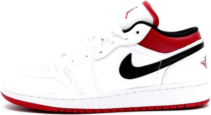 Lage Sneakers voor en Wit Rood en Zwart