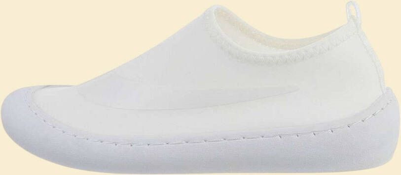 Lage sneakers wit