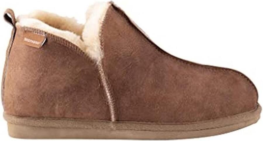 Lage top schapenvacht slippers voor vrouwen