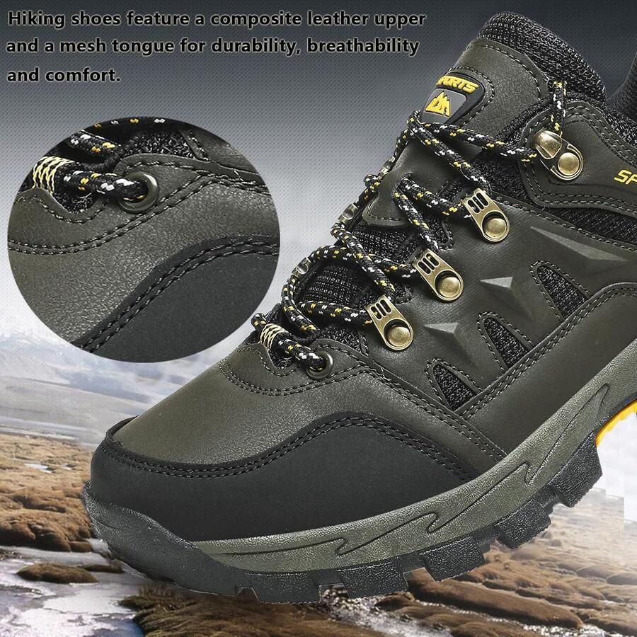 Lage Wandelschoenen Heren Ademend & Lichtgewicht Outdoor Trekking Schoen