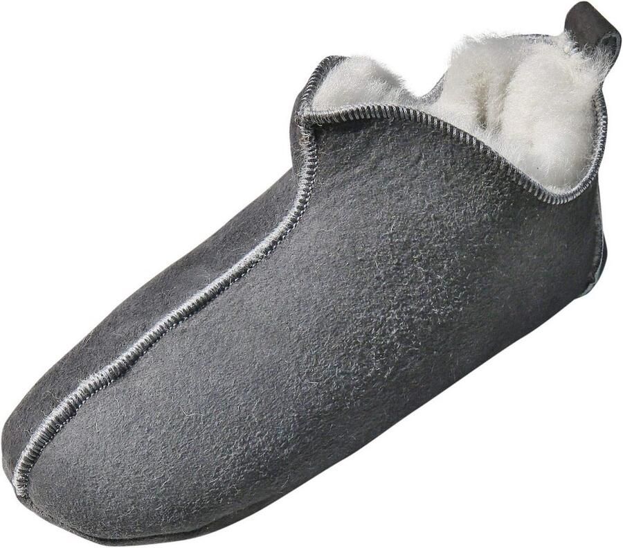 Lamsvacht Pantoffels Gemaakt van Merino Schapenvacht voor en
