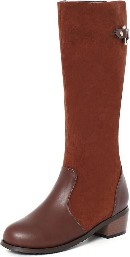 Lange Dames Laarzen Platte Zool