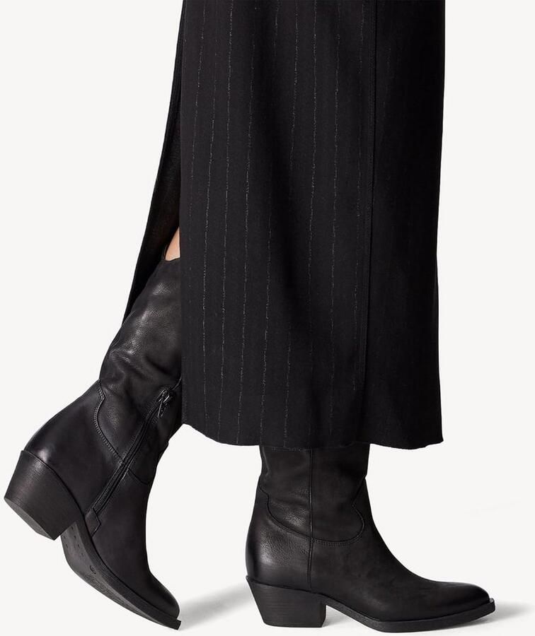 Lange Nette En Stijlvolle Dames Laarzen met Leer en TOUCH-IT Technologie