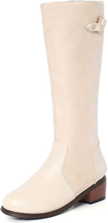 Dames Platte Lange Laarzen Comfortabele Overknee Laarzen