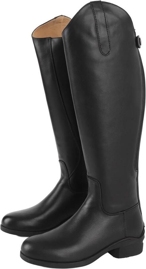 Lange Rijlaarzen Ade de Unisex -stijl met Achterste Rits voor Paardensport Training Geschikt voor nen Paardrijden Leer Eva )