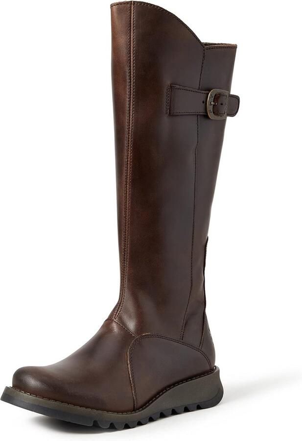 Leren enkellaarzen met rits voor dames