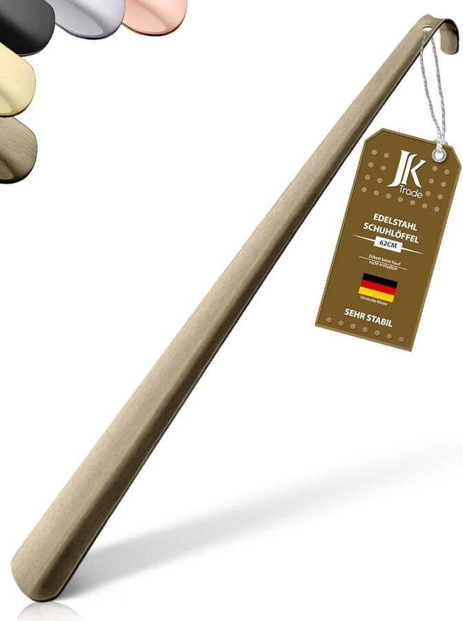 Lange Stabiele Schoenlepel van Roestvrij Staal voor Staand Gebruik