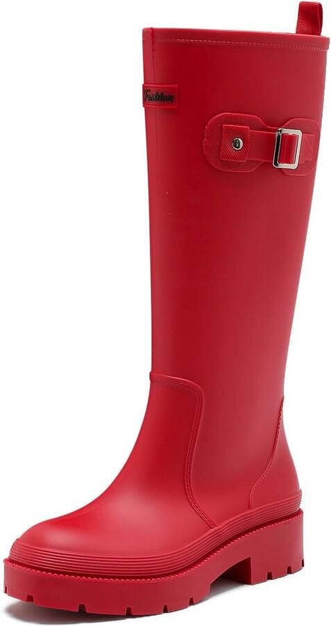 Lange waterdichte rubberlaarzen voor dames Hoge antislip tuinstore