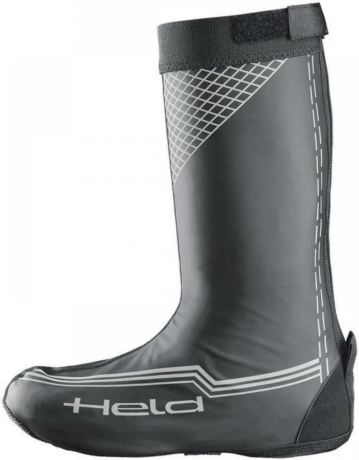 Lange Zwarte Overlaarzen Waterdicht Motorlaars Bescherming