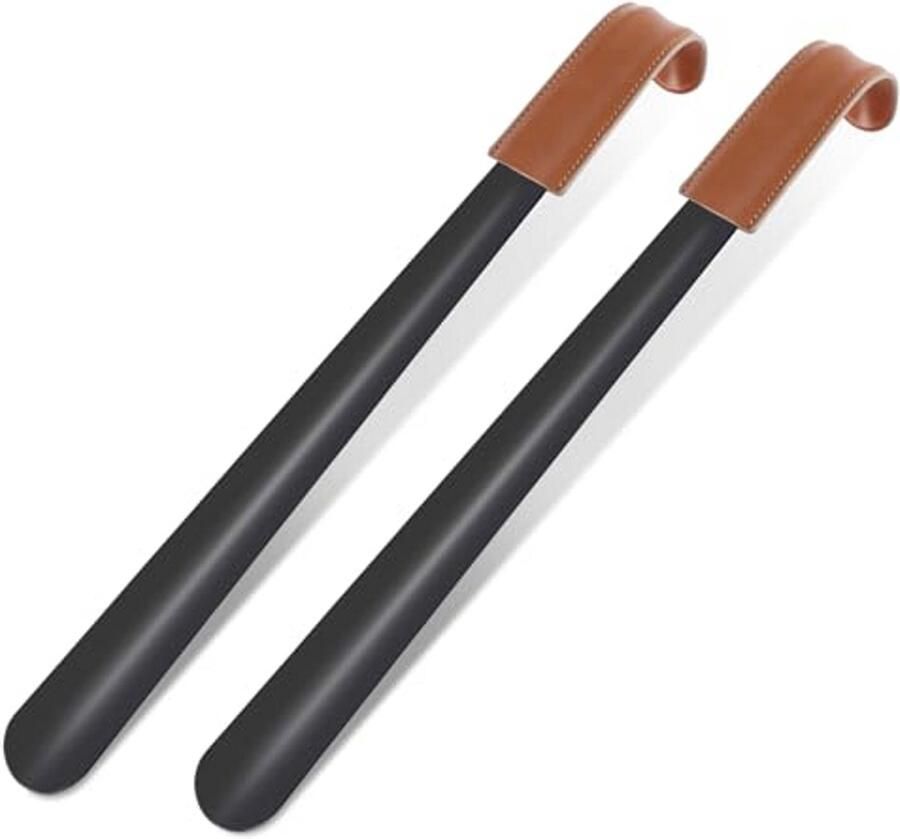 Langwerpige Schoenlepel van Roestvrij Staal 2 Stuks