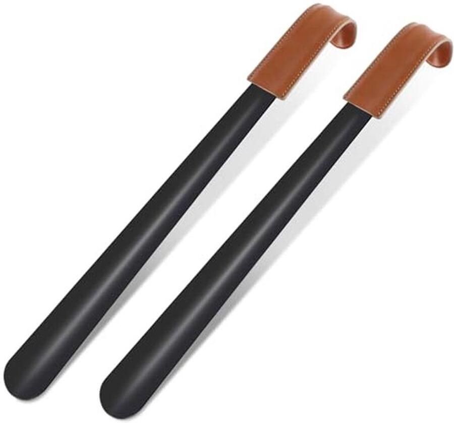 Langwerpige Schoenlepel van Roestvrij Staal 2 Stuks