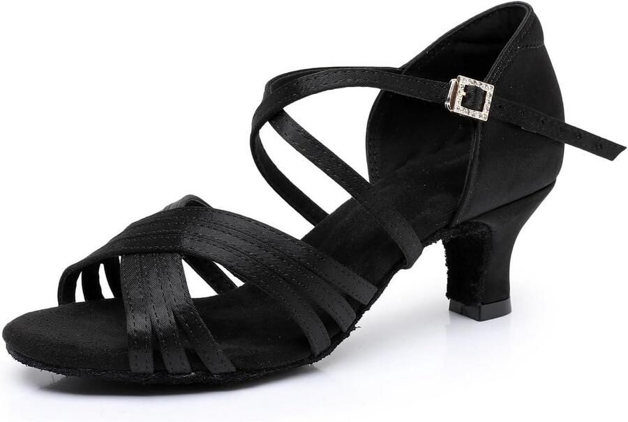 Latijns-Amerikaanse Dansschoenen voor Dames Standaard Ballroom en Salsa Verschillende Hakhoogtes