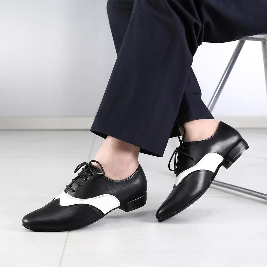 Latijns-Amerikaanse met veters Lage Hak Standaard Moderne Ballroom schoenen