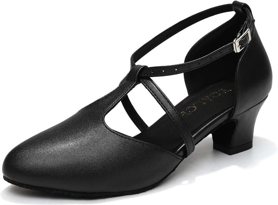 Latijnse Dansschoen Gesloten Teen Veters Professioneel Standaard Ballroom Salsa Model-DS272D