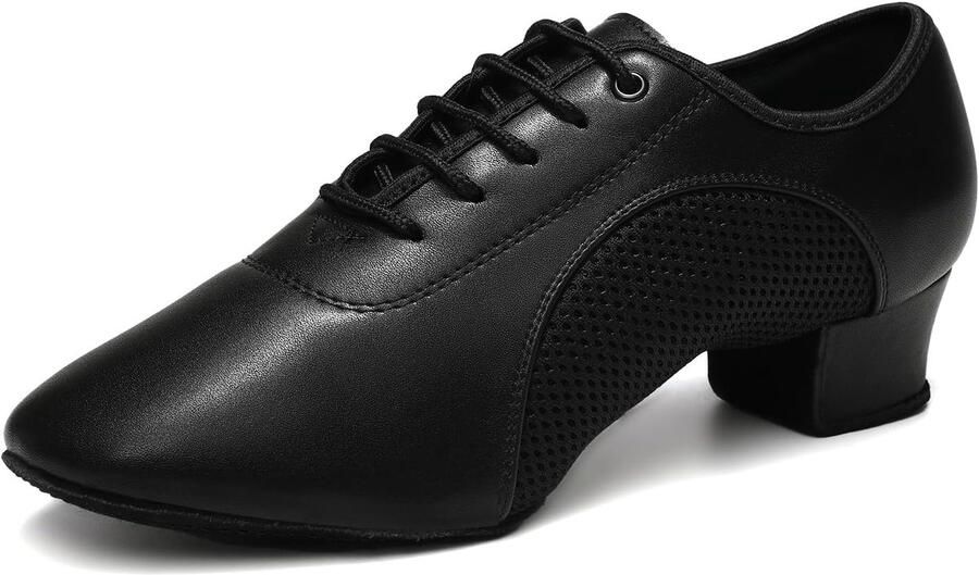 Latijnse Dansschoen Gesloten Teen Veters Professioneel Standaard Ballroom Salsa Model-LHD2801 - Foto 1