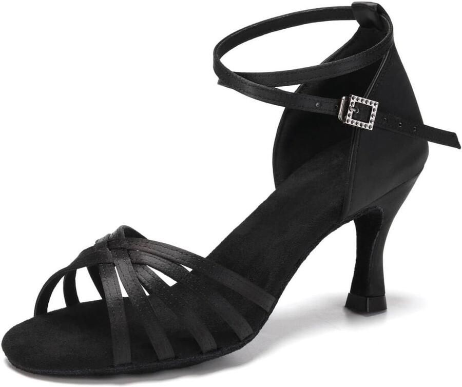 Latijnse Dansschoen Open Teen Standaard Moderne Tango Ballroom Salsa Party Dans Sandalen Model 1219ZS